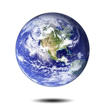 Isolated earth globe earth image for conceptual usage. Copyright: xZoonar.... Stock Photos