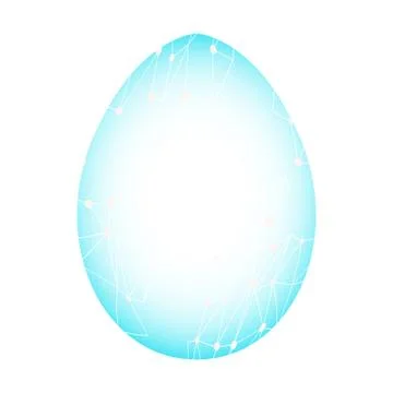 Isolated easter egg Stock Illustration