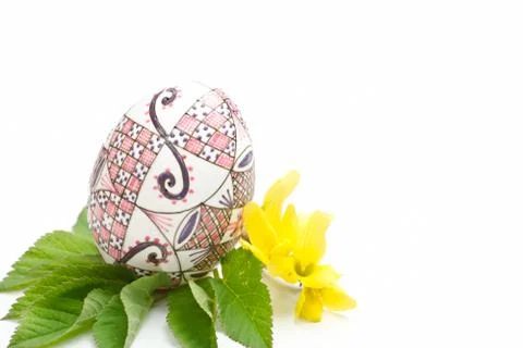 Isolated easter egg Stock Photos