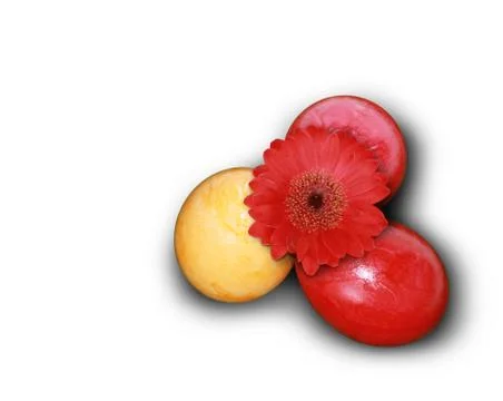 Isolated easter eggs Illustrazione stock