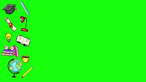 ISOLATED EDUCATION FRAME Video stock 264872718