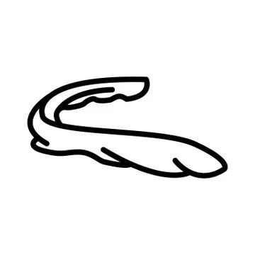 Isolated eel silhouette style icon vector design Stock Illustration