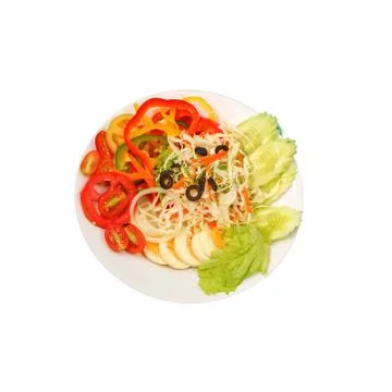 Isolated egg salad Stock Photos