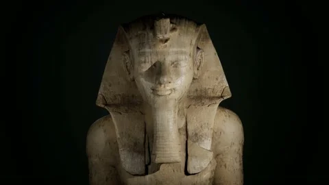 Isolated Egyptians Pharaoh monument Vídeo Stock 155783030