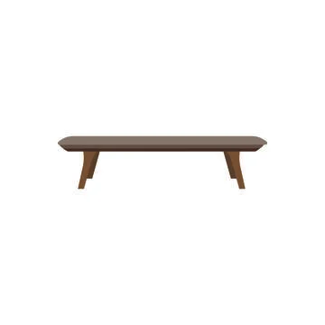 Isolated elegant center table icon Home decoration Illustrazione stock