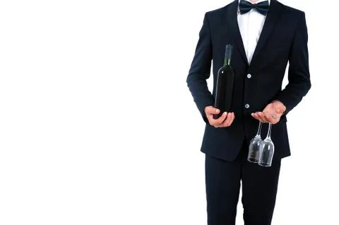 Isolated elegant man Stock-Fotos