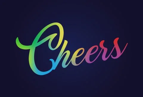 Isolated elegant rainbow gradient hand writing word LIKE Stock Illustration