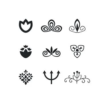 Isolated elements set Stock Illustration