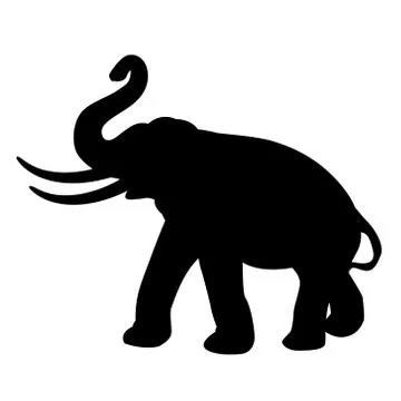 Isolated elephant vector design Stock Illustration