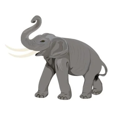 Isolated elephant vector design Stock Illustration