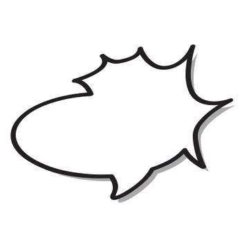 Isolated empty bubble chat Stock Illustration