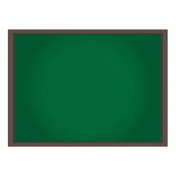 Isolated empty chalkboard Illustrazione stock