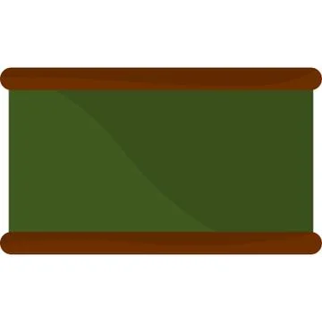 Isolated empty chalkboard image Stock Illustration