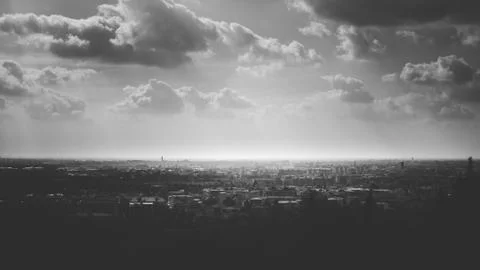 Isolated empty city Stock Photos