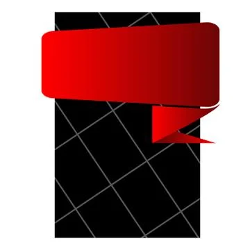 Isolated empty label Stock Illustration