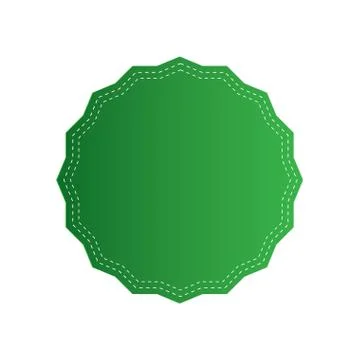 Isolated empty label Stock Illustration