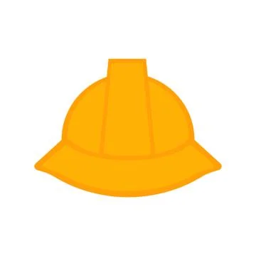 Isolated engineer hat icon Stock Illustration