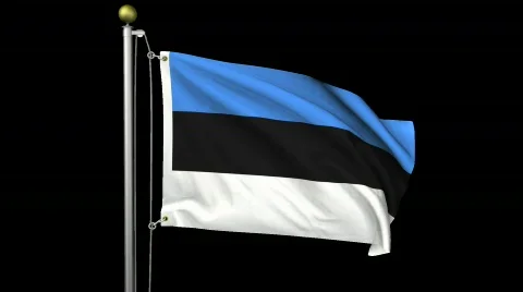 Isolated Estonia Stock Footage 445159