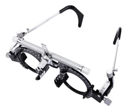 Isolated eyesight testing spectacles Stock Photos