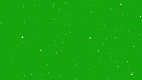 Isolated falling snow on green screen. Snowflakes falling down. Loop animation Stock Footage 316616982