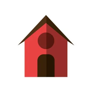 Isolated farm building design Ilustración de archivo