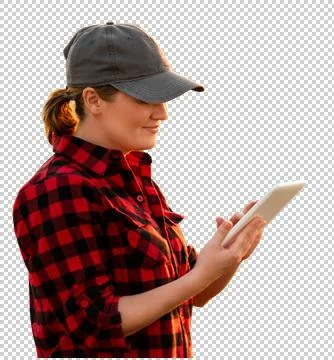 Isolated farmer Stock Photos