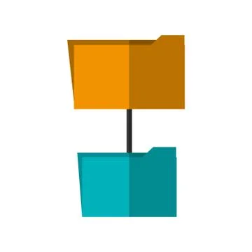 Isolated file design 스톡 일러스트