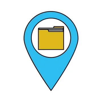 Isolated file design Stock Illustration