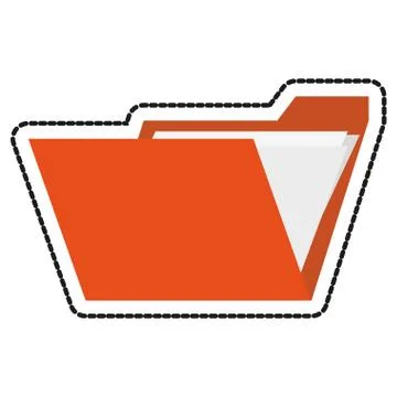 Isolated file design Stock Illustration