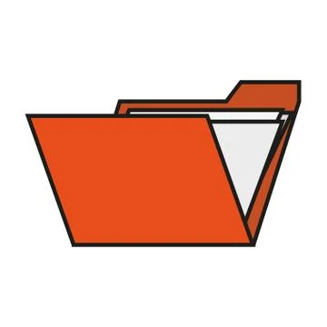 Isolated file design Stock Illustration
