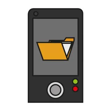 Isolated file design Illustrazione stock