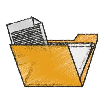 Isolated file design Stock Illustration