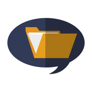 Isolated file design Stock Illustration