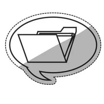 Isolated file design イラスト素材
