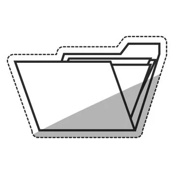 Isolated file design Illustrazione stock