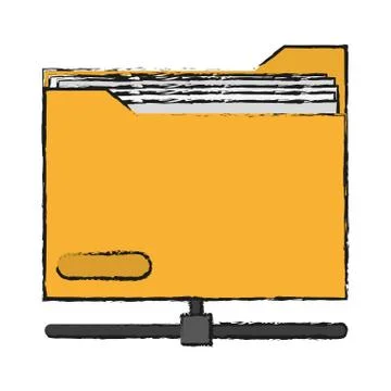 Isolated file design Stock Illustration