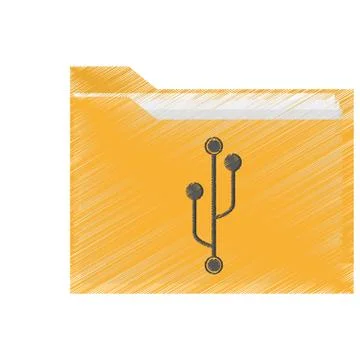 Isolated file design Stock Illustration