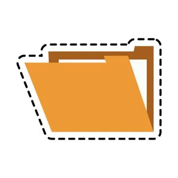 Isolated file design Illustrazione stock
