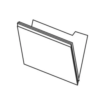Isolated file document design Stock Illustration