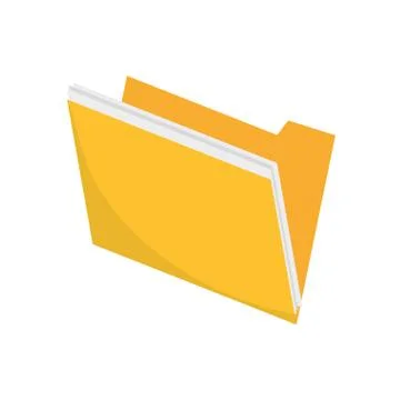 Isolated file document design Stockillustratie