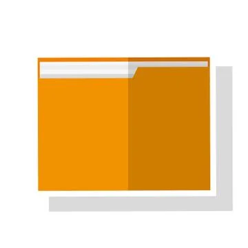 Isolated file document design Stockillustratie