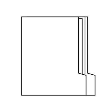 Isolated file silhouette design Illustrazione stock