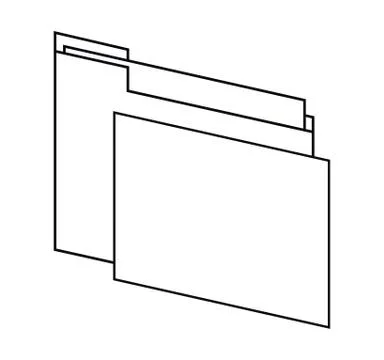 Isolated file silhouette design Illustrazione stock
