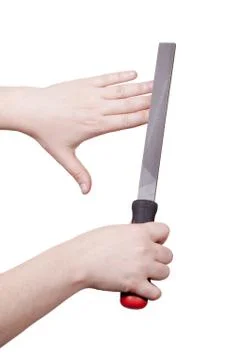 Isolated file tool Stock Photos