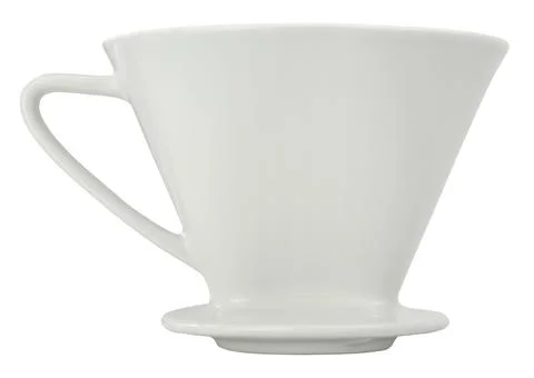 Isolated Filter Coffee Dripper Or Cone Stock-Fotos