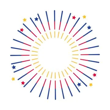 Isolated firework symbol design vector illustration Stock Illustration