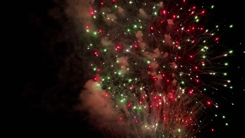 Isolated Fireworks Display 스톡 동영상 288396194