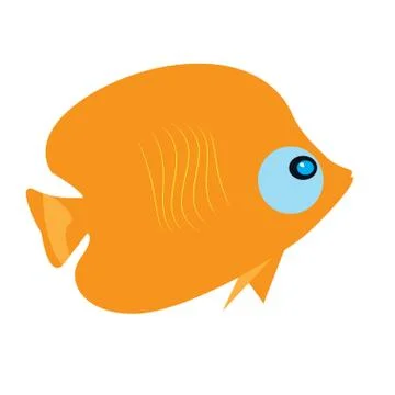 Isolated fish Stock Illustration