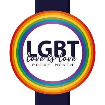 Isolated flag lgbt pride vector illustration Illustrazione stock