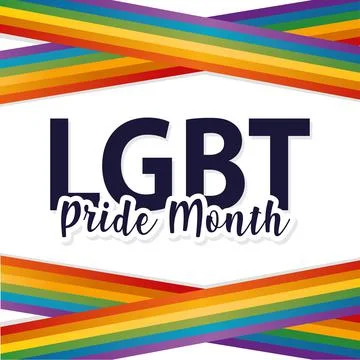 Isolated flags lgbt pride vector illustration Illustrazione stock